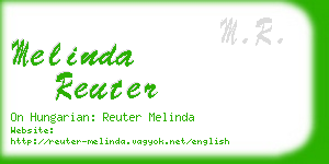 melinda reuter business card